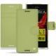 Sony Xperia XZ leather case - Vert olive ( Nappa - Pantone 578U ) 