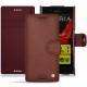 Custodia in pelle SSony Xperia XZ - Passion vintage ( Glutton - Red ) 
