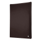 Case for an A4 size note pad - Marron envoûtant ( Pantone #4e3629 ) 