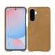 Samsung Galaxy A56 leather cover - Sable vintage ( Pantone #9b7340 ) 