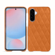 Capa em pele Samsung Galaxy A56 - Mandarine vintage - Couture ( Pantone #d47231 ) 