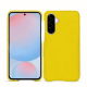 Coque cuir Samsung Galaxy A56 - Jaune fluo ( Pantone #c9ff57 ) 