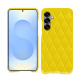レザーケース Samsung Galaxy A56 - Jaune fluo - Couture ( Pantone #c9ff57 ) 