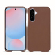 Samsung Galaxy A56 leather cover - Marron Veggie ( Pantone #95614d ) 