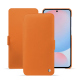 Funda de piel Samsung Galaxy A56 - Orange ( Nappa - Pantone #ff9351 ) 