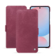 Housse cuir Samsung Galaxy A56 - Passion vintage ( Pantone #591d16 ) 