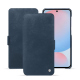 Samsung Galaxy A56 leather case - Jean vintage ( Pantone #2f414f  ) 