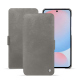 Samsung Galaxy A56 leather case - Acier vintage ( Pantone #d85827b ) 