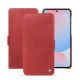 Capa em pele Samsung Galaxy A56 - Cerise vintage ( Pantone #a6302e ) 