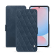 Funda de piel Samsung Galaxy A56 - Jean vintage - Couture ( Pantone #2f414f  ) 