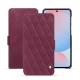 Funda de piel Samsung Galaxy A56 - Prune vintage - Couture ( Pantone #612434 ) 