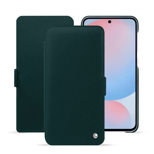 삼성 갤럭시 A56 가로 플랩 케이스 - 노레브 럭스Vert séduisant ( Pantone #1d3c34 ) 