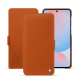 Capa em pele Samsung Galaxy A56 - Orange vibrant ( Pantone #e36b39 ) 
