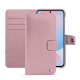 Capa de couro para carteira Samsung Galaxy A56 - Rose ( Nappa - Pantone #efbae1 ) 