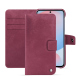 Samsung Galaxy A56 leather wallet case - Passion vintage ( Pantone #591d16 ) 