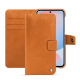 Samsung Galaxy A56 leather wallet case - Mandarine vintage ( Pantone #d47231 ) 