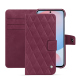 Custodia in pelle Samsung Galaxy A56 - Prune vintage - Couture ( Pantone #612434 ) 
