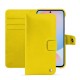 Capa de couro para carteira Samsung Galaxy A56 - Jaune fluo ( Pantone #c9ff57 ) 