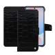 Funda de piel para cartera Samsung Galaxy A56 - Crocodile nero ( Noir / Black) 