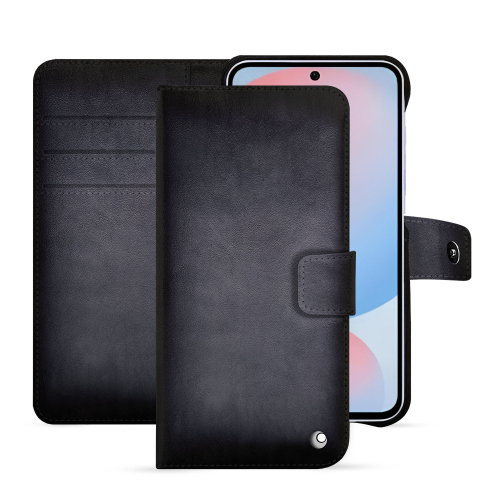 Samsung Galaxy A56 Wallet Case by Noreve - Luxury and top-of-the-range protectionGris Patine