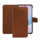 Samsung Galaxy A56 leather wallet case - Marron PU ( Pantone #8B4720 )