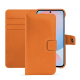 Capa de couro para carteira Samsung Galaxy A56 - Orange PU ( Pantone #ff9351 )