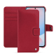 Samsung Galaxy A56 leather wallet case - Rouge passion ( Pantone #a6192e ) 