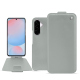 Samsung Galaxy A56 leather case - Gris ( Nappa - Pantone #c1c6c8 ) 