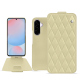 Samsung Galaxy A56 leather case - Beige - Couture ( Nappa - Pantone #ceb888 ) 