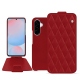 Samsung Galaxy A56 leather case - Rouge - Couture ( Nappa - Pantone #d50032 ) 
