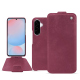 Housse cuir Samsung Galaxy A56 - Passion vintage ( Pantone #591d16 ) 