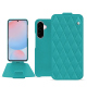 Custodia in pelle Samsung Galaxy A56 - Bleu fluo - Couture
