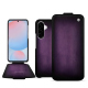 Funda de piel Samsung Galaxy A56 - Violet Patine