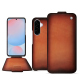 Capa em pele Samsung Galaxy A56 - Orange Patine