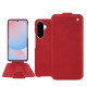 Capa em pele Samsung Galaxy A56 - Rouge troupelenc ( Pantone #AB191A )