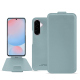 Capa em pele Samsung Galaxy A56 - Bleu Ciel PU ( Pantone #abcae9 )
