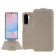 Samsung Galaxy A56 leather case - Beige Veggie ( Pantone #dab9a1 ) 
