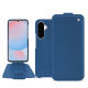 Samsung Galaxy A56 leather case - Bleu Veggie ( Pantone #3f5864 ) 