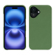 Apple iPhone 16 leather cover - Vert Veggie ( Pantone #68724d ) 