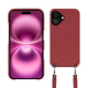 Guscio Apple iPhone 16 Plus con tracolla - Rouge Veggie ( Pantone #862633 ) 