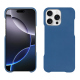 Apple iPhone 16 Pro Max leather cover - Bleu Veggie ( Pantone #3f5864 ) 