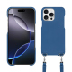 Carcasa Apple iPhone 16 Pro Max con bandolera - Bleu Veggie ( Pantone #3f5864 ) 