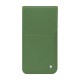 Pochette cuir Apple iPhone 16 Pro - Vert Veggie ( Pantone #68724d ) 