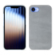 Coque cuir Apple iPhone 16e - Platinium ( Pantone 877C ) 