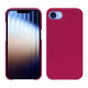 Coque cuir Apple iPhone 16e - Rose fluo ( Pantone #ff16b4 ) 