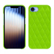 Custodia in pelle Apple iPhone 16e - Vert fluo - Couture ( Pantone #00ab5f ) 