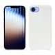 Apple iPhone 16e leather cover - Blanc escumo ( Pantone #D6D6D1 )