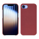 Coque cuir Apple iPhone 16e - Rouge Veggie ( Pantone #862633 ) 
