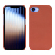 Coque cuir Apple iPhone 16e - Orange Veggie ( Pantone #cb6015 ) 