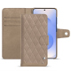 Capa em pele Apple iPhone 16e - Taupe vintage - Couture ( Pantone #591d16 ) 